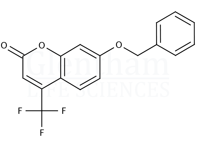 Structure for 7-Benzyloxy-4-trifluoromethylcoumarin