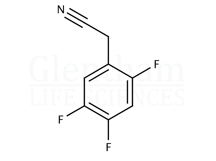 2,4,5-Trifluorobenzyl cyanide Structure