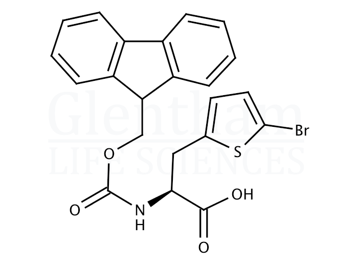 Structure for Fmoc-L-alpha-(5-bromothienyl)alanine