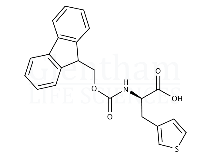 Structure for Fmoc-β-(3-thienyl)-D-Ala-OH  