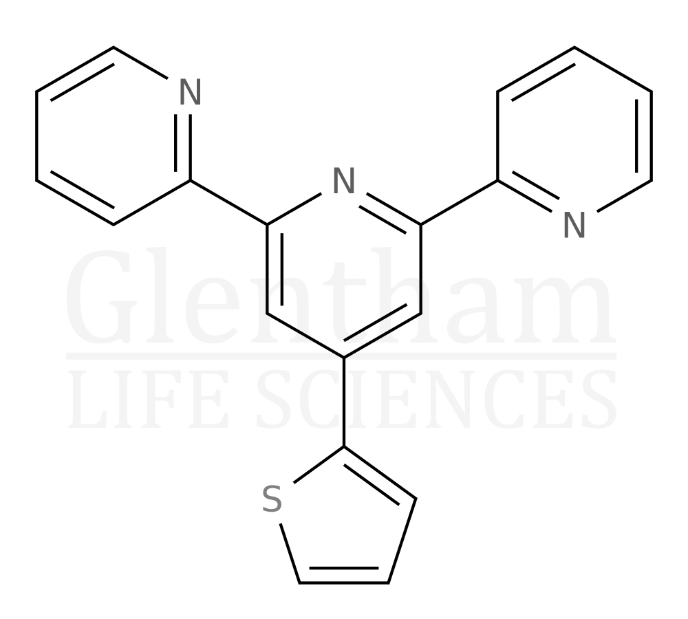Structure for 4''-(thiophene-2-yl)-2,2'':6'',2''''-terpyridine