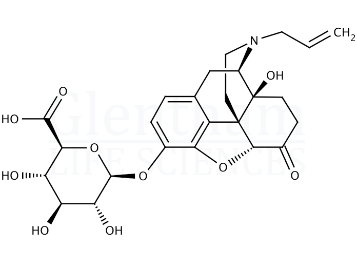 Structure for  Naloxone-3-glucuronide  (22135-79-1)