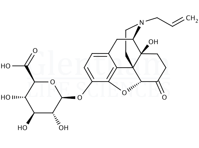 Naloxone-3-glucuronide Structure