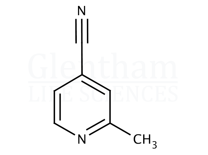 4-Cyano-2-methylpyridine (4-Cyano-2-picoline) Structure