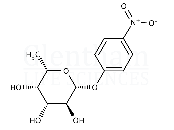 4-Nitrophenyl b-L-fucopyranoside Structure