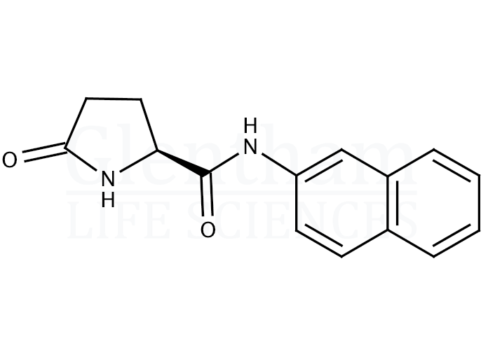 L-Pyroglutamic acid beta-naphthylamide Structure