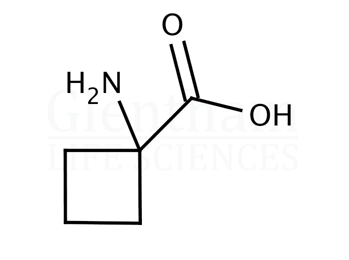 Structure for 1-Amino-1-cyclobutanecarboxylic acid  (22264-50-2)
