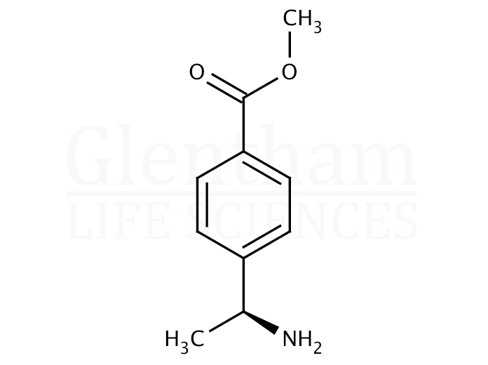 Structure for 4-[(1S)-1-Aminoethyl]benzoic acid methyl ester
