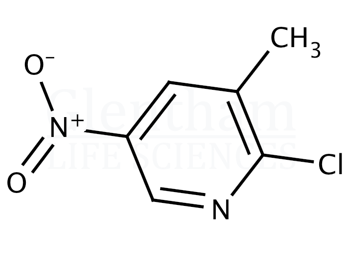 2-Chloro-5-nitro-3-picoline (2-Chloro-3-methyl-5-nitropyridine) Structure