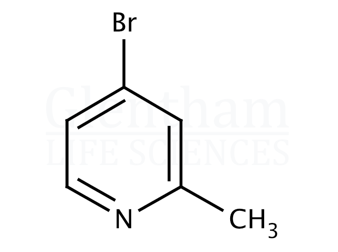 4-Bromo-2-methylpyridine (4-Bromo-2-picoline) Structure