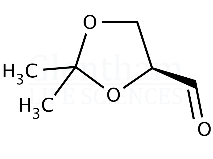 2,3-O-Isopropylidene-L-glyceraldehyde Structure