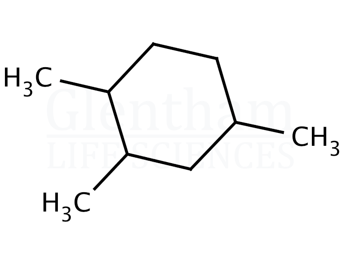 1,2,4-Trimethylcyclohexane Structure