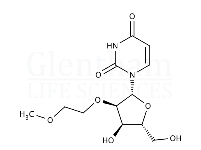 2''-O-(2-Methoxyethyl)uridine Structure