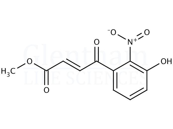 (2E)-4-(3-Hydroxy-2-nitrophenyl)-4-oxo-2-butenoic acid methyl ester Structure