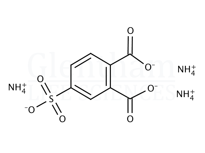 Structure for 4-Sulfophthalic acid triammonium salt