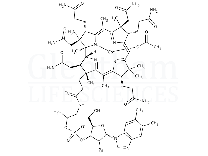 Hydroxocobalamin acetate Structure