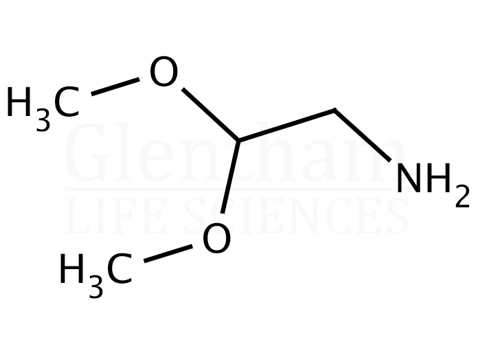 Aminoacetaldehyde dimethyl acetal Structure