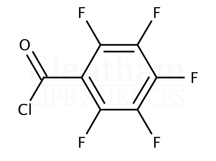 2,3,4,5,6-Pentafluorobenzoylchloride Structure