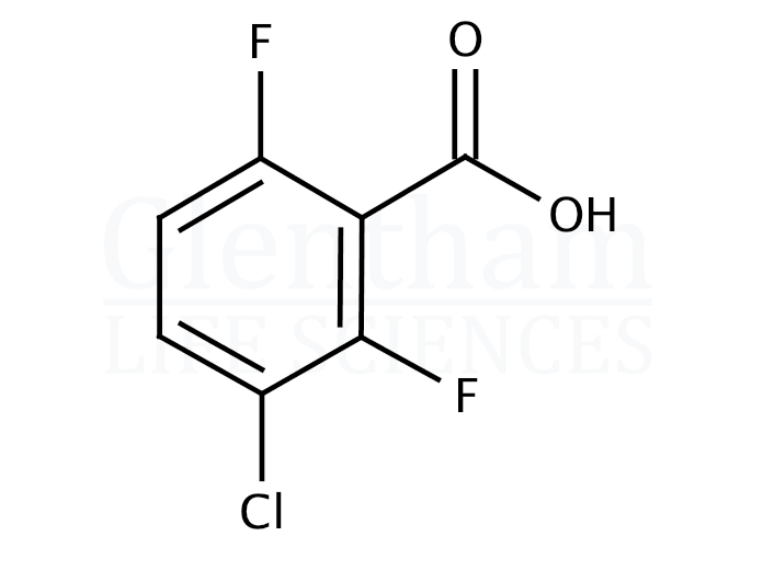 Structure for 3-Chloro-2,6-difluorobenzoic acid