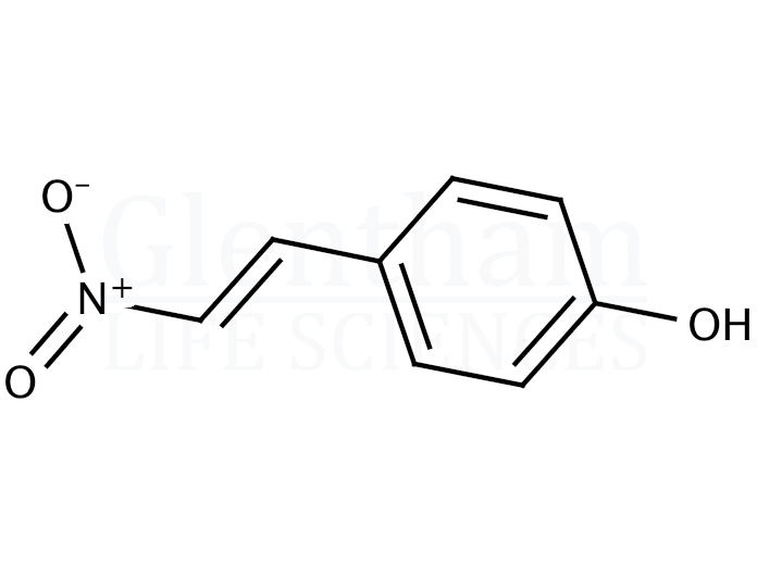 trans-4-Hydroxy-β-nitrostyrene  Structure