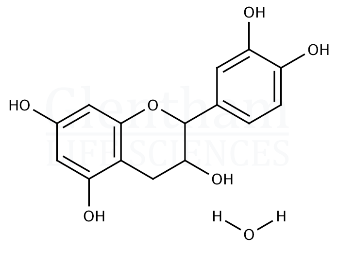 Structure for (+)-Catechin hydrate