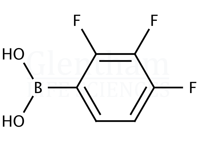2,3,4-Trifluorophenylboronic acid Structure