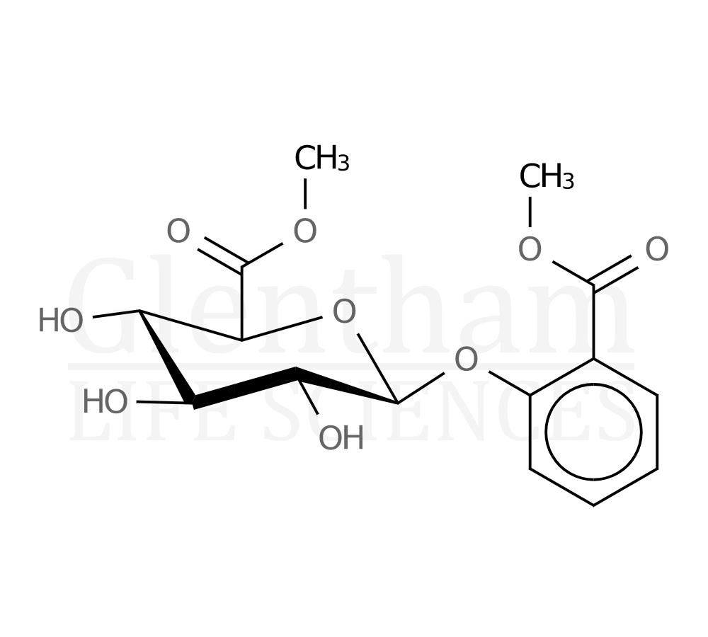 Structure for Methyl salicylate b-D-O-glucuronide methyl ester