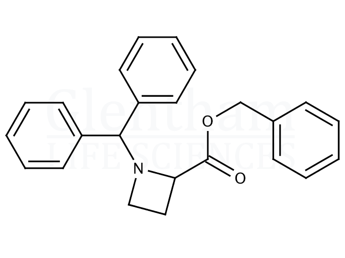 Structure for Benzyl N-Diphenylmethyl-2-azetidinecarboxylate (22742-42-3)