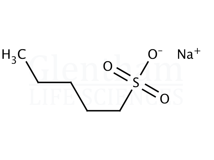 Structure for 1-Pentanesulfonic acid sodium salt, HPLC grade