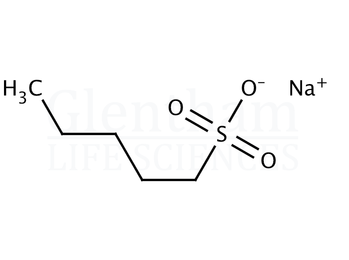 1-Pentanesulfonic acid sodium salt, HPLC grade Structure