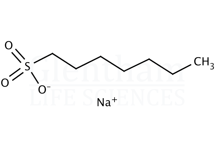 Structure for 1-Heptanesulfonic acid sodium salt, HPLC grade