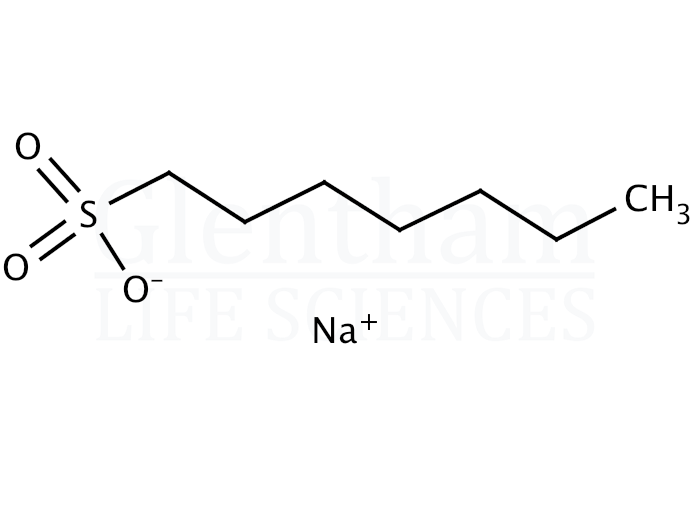 1-Heptanesulfonic acid sodium salt, HPLC grade Structure