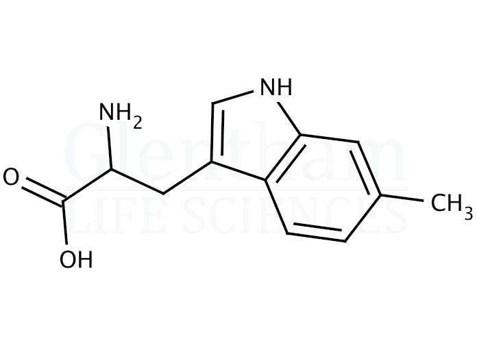 6-Methyl-DL-tryptophan Structure