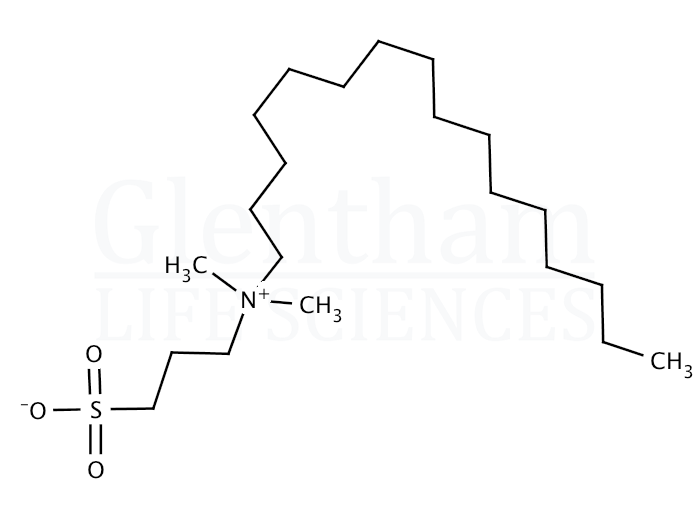 N-Hexadecyl-N,N-dimethyl-3-ammonio-1-propanesulfonate Structure
