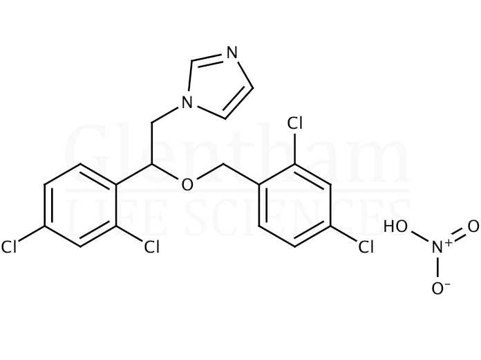Structure for Miconazole nitrate salt (22832-87-7)
