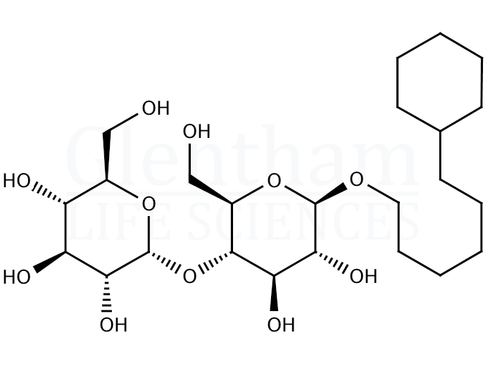 Structure for 6-Cyclohexylhexyl-4-O-(a-D-glucopyranosyl)-b-D-glucopyranoside