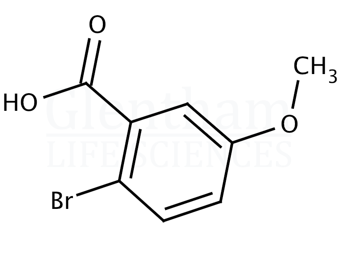 Structure for 2-Bromo-5-methoxybenzoic acid