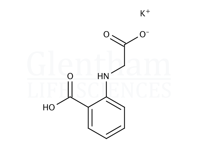 N-(2-Carboxyphenyl)glycine monopotassium salt Structure