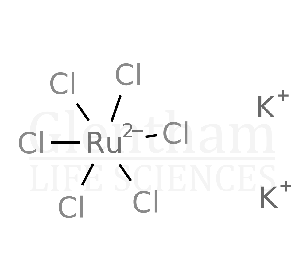 Structure for Potassium hexachlororuthenate(IV); 99.95% (metals basis)