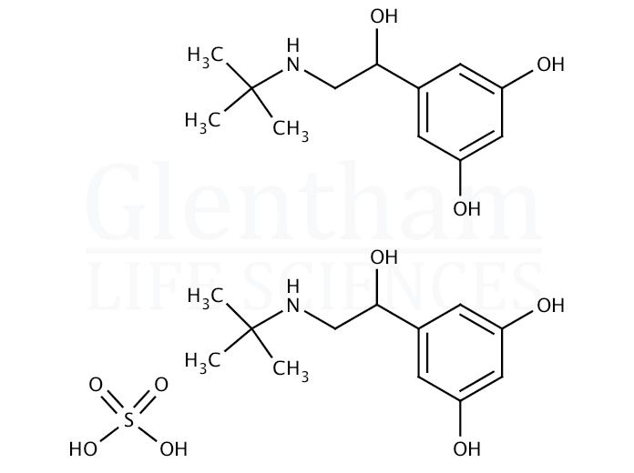 Structure for Terbutaline hemisulfate salt