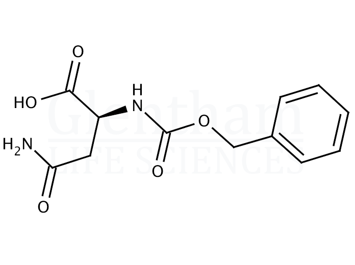 Structure for  Z-Asn-OH    (2304-96-3)