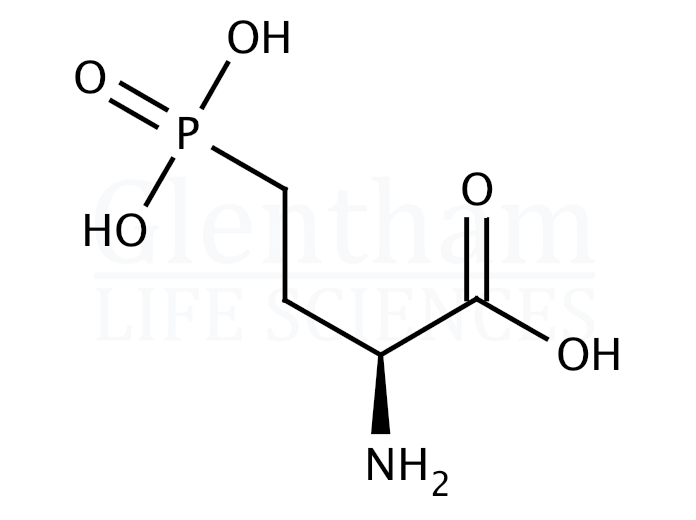L-(+)-2-Amino-4-phosphonobutyric acid Structure