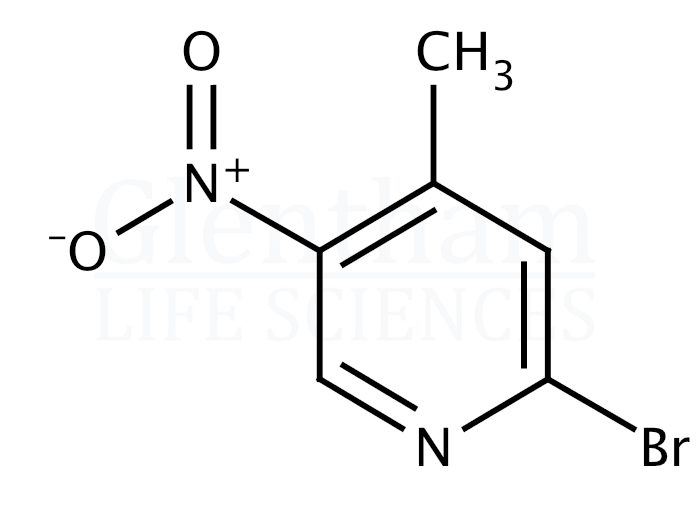 Structure for 2-Bromo-5-nitro-4-picoline (2-Bromo-4-methyl-5-nitropyridine)