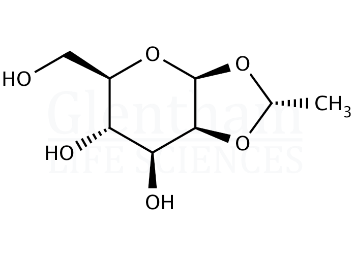 1,2-O-Ethylidene (R,S)-β-D-Mannopyranoside Structure