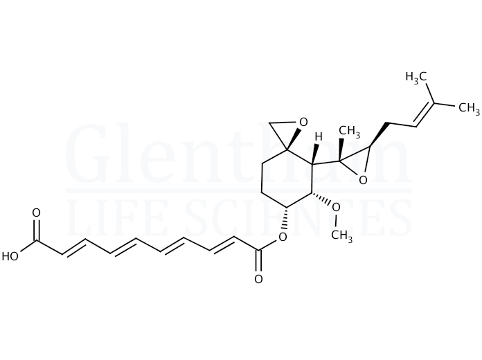 Structure for Fumagillin  (23110-15-8)