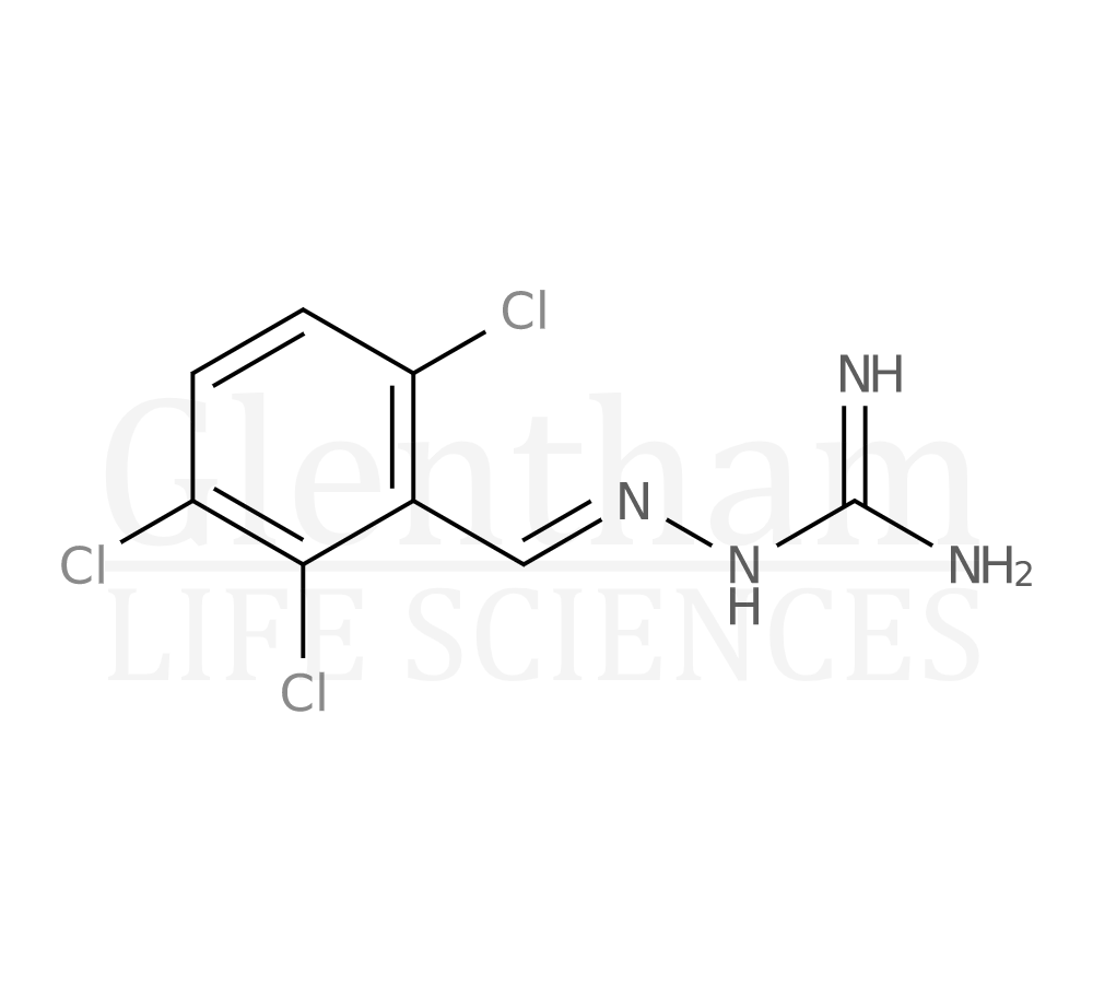 Structure for  Chloroguanabenz acetate  (23113-55-5)