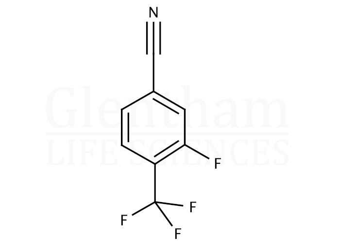 3-Fluoro-4-trifluoromethylbenzonitrile Structure