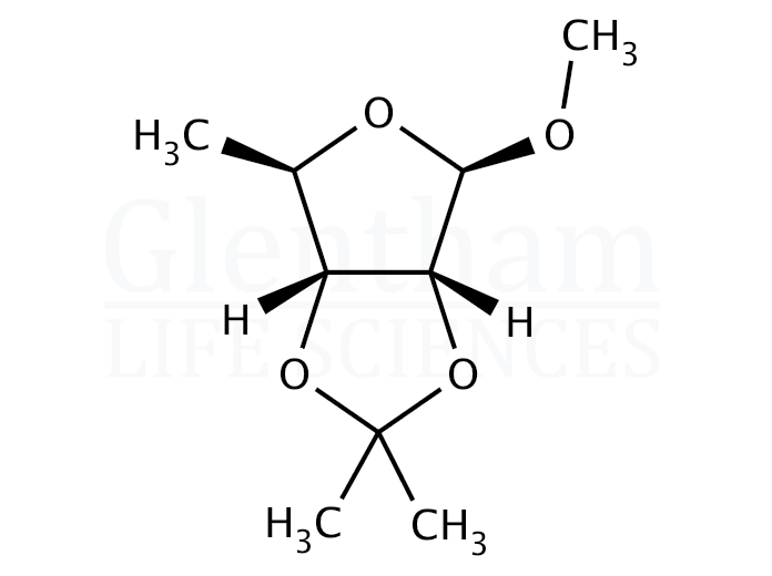 Structure for Methyl 5-deoxy-2,3-O-isopropylidene-b-D-ribofuranoside