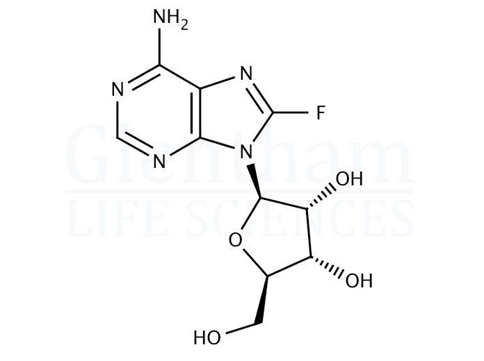 8-Fluoroadenosine Structure