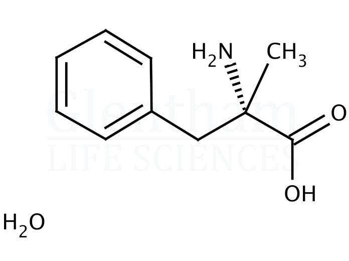 α-Methyl-L-phenylalanine Structure